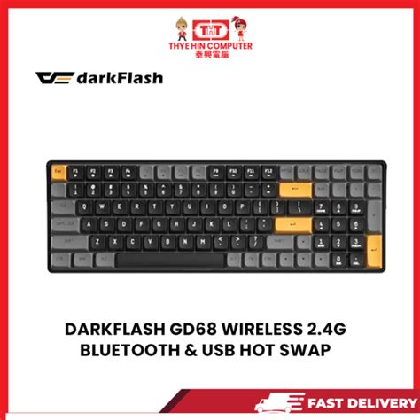 Darkflash Gd Wireless G Bluetooth Usb Hot Swap Mechanical Keyboard Sbn No Nilai Yes