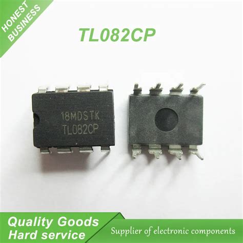 10pcs TL082CP TL082 TL082C DIP 8 Operational Amplifiers Op Amps JFET ...