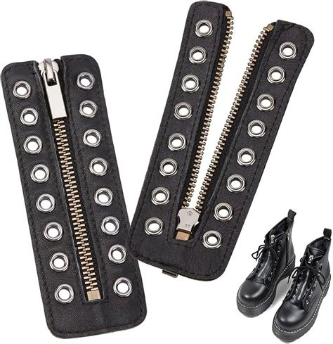 Leather Lace In Boot Zipper Inserts 57x2inch No Tie Zipper Boot Laces