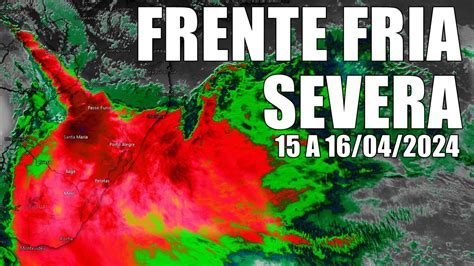 Tempestade Severa Instabilidade Forte Frente Fria Youtube