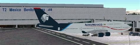 Boeing 747 400 Aeromexico Textures Flight Simulator Addon Mod