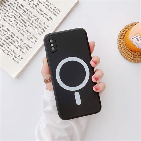 Liquid Silicone Full Coverage Shockproof Magsafe Case For iPhone XS Max