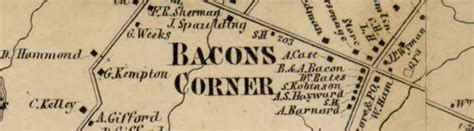 Map Of Kennebec Co Me 1856 Cd