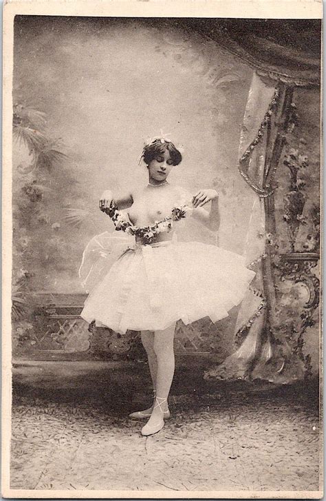 Lot Antique Rare French Postcard Female Nude Erotic