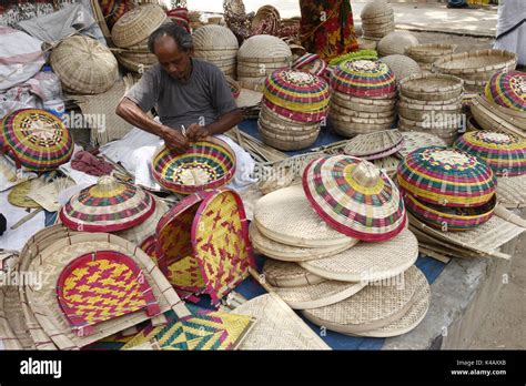 A Traditional Bamboo Made Handicrafts Shop In Bangla Academy Premises