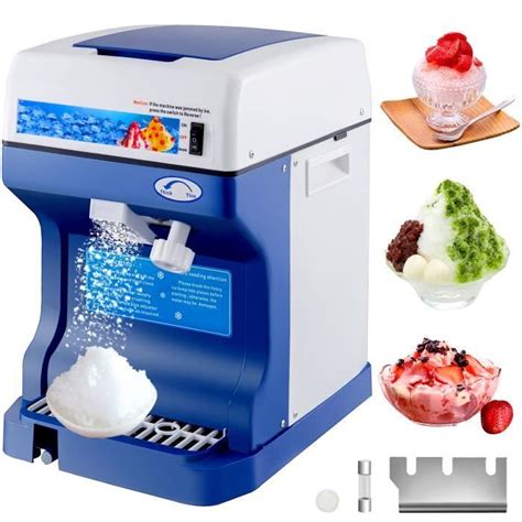 Broyeur à Glace Commerciale VEVOR 250W Machine à Glace Pilée 120