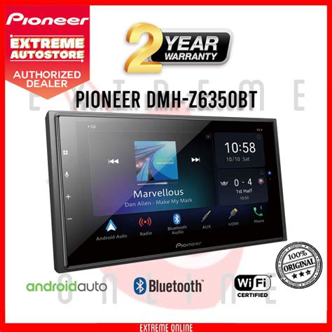 PIONEER DMH-Z6350BT 6.8″ Capacitive Touch-screen “Short Chassis ...