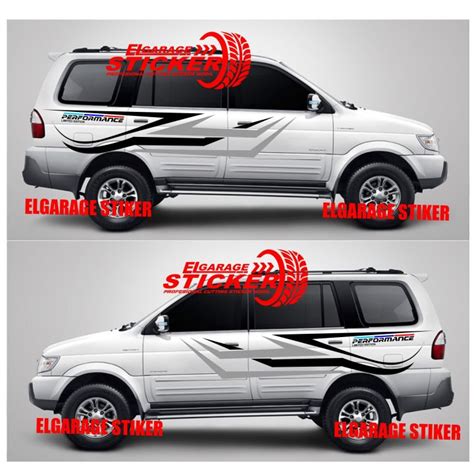 Stiker Mobil Isuzu Panther Cutting Stiker Variasi Body Mobil Panther