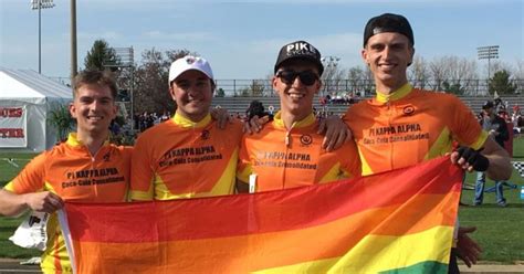 Gay Cyclist Finds His Band Of Brothers At Indiana University Fraternity Meaws Gay Site