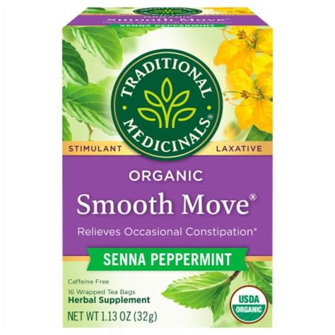 Traditional Medicinals Organic Smooth Move Peppermint Tea Ct Ralphs