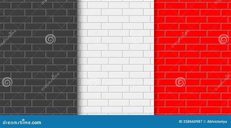 Backsplash Black Subway Tile Stock Illustration