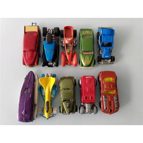 10 Carrinhos Hot Wheels Mattel Usados Shopee Brasil