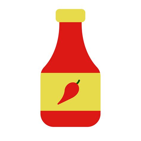 Flat Design Hot Sauce Icon 45675804 Vector Art At Vecteezy