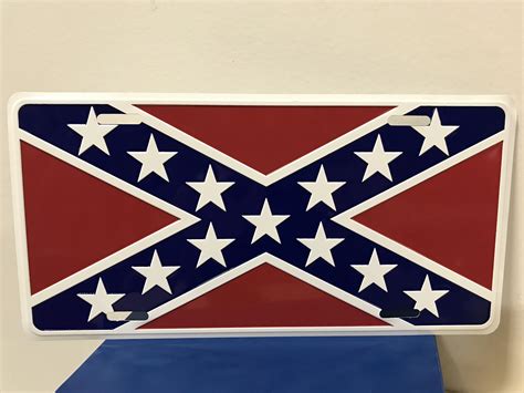 Rebel Flag License Plate Rebel Nation
