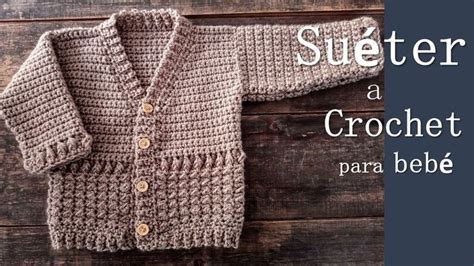 Su Ter Abierto Chaquetita A Crochet Para Beb Paso A Paso Sueter