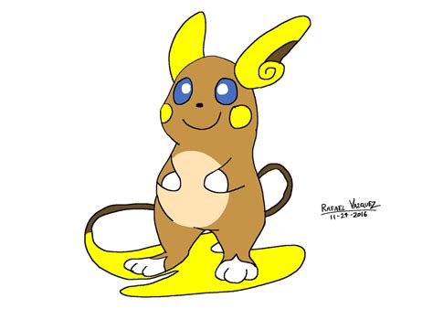 Alolan Raichu By Rafael Arts On Deviantart
