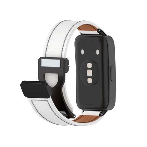 Huawei Band 8 кожаный ремешок, PU кожаный магнитный браслет для Huawei ...