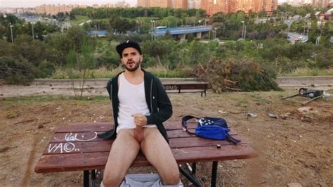 Xisco Jerking Off Outdoor In A Public Park Gay Amateur Porn Xhamster