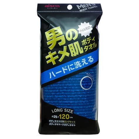 AISEN Мужская мочалка для тела Mens Skin Texture, жесткая, удлиненная ...