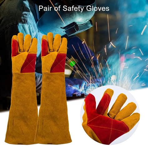 23,6 дюймовые защитные перчатки для сварки с длинными рукавами ...