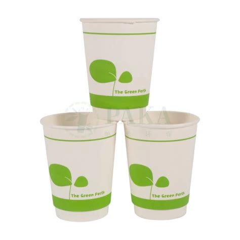 Pla Double Wall Hot Drink Paper Cup 8oz 12oz 16oz 7oz Disposable