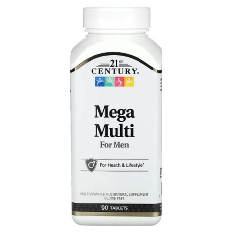 21st Century Mega Multi for Men - 90 Tablets, 90 Count - Smith’s Food ...