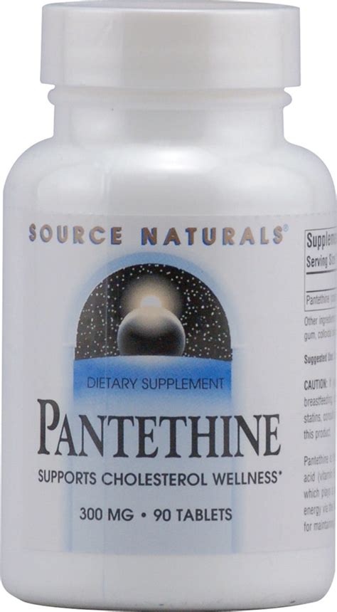 Source Naturals Pantethine -- 300 mg - 90 Tablets - Vitacost