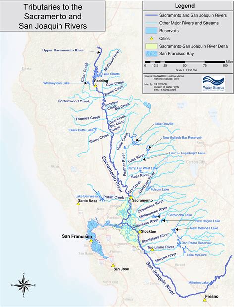 Map Of California Delta