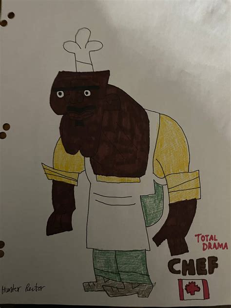 My Drawing Of Chef Hatchet Total Drama By Pandafan1999 On Deviantart