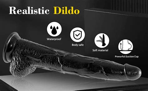 Realistic Black Dildo 12 6 Inch Huge Dildos Sex Toy With Strong Suction Cups For G Spot