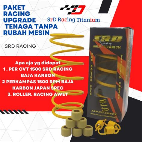 Jual PAKET UPGRADE KIRIAN RACING PER CVT PER KAMPAS OTOMATIS 1500 RPM