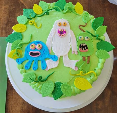 My Singing Monsters Cake Monster Birthday Cakes Monster Cake