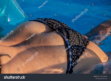 Sexy Woman Bikini Swimming Swimming Pool Stock Photo 2202769801 Shutterstock