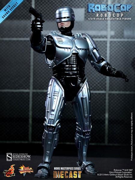 Robocop Escala Diecast Hot Toys Produto Exposição