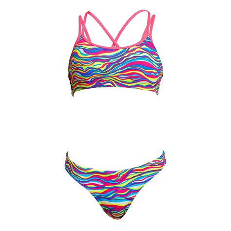 Funkita Eco Criss Cross Bikini Multicolor Swiminn