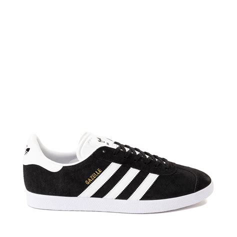 Mens Adidas Gazelle Athletic Shoe Black White Journeys