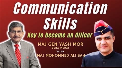 Importance Of Communication Skills In Clearing Ssb By Maj Mohommed Ali