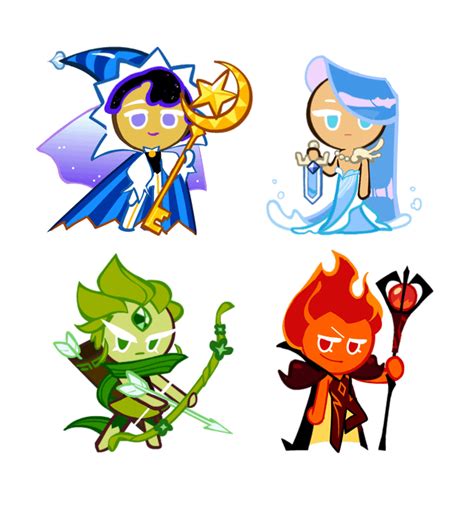 Four Legendary Cookies Genderbender Edit R Cookierun