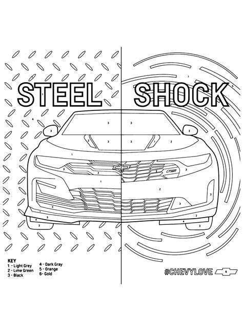 Chevrolet Corvette Coloring Page Free Printable Coloring Pages