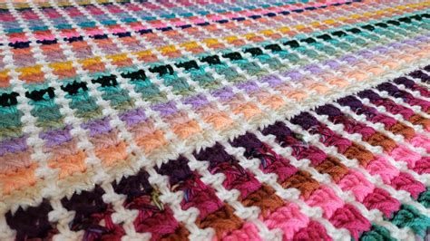 Crochet Pattern Sassy Ribbons Afghan Crochetmelovely