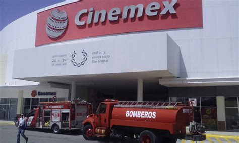 Conato De Incendio En Cinemex De Centro Maya En Playa Del Carmen