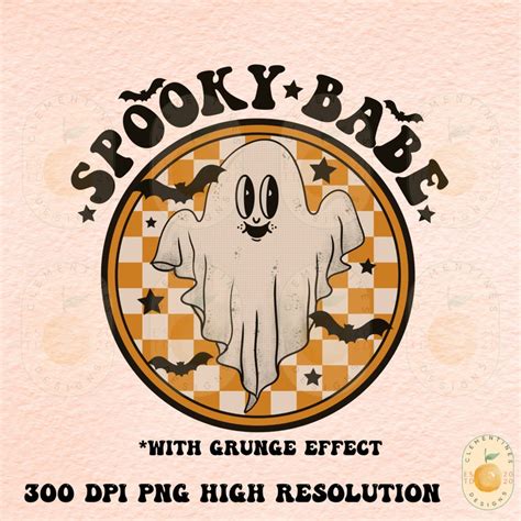 Spooky Babe Png Sublimation Designhalloween Etsy
