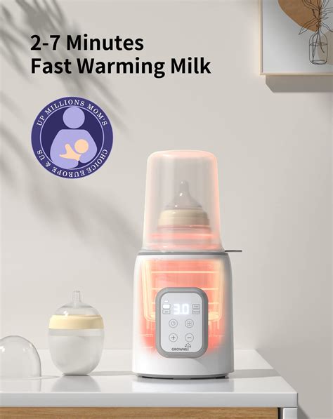 Bottle Warmer Grownsy In Fast Baby Milk Warmer With Timer For