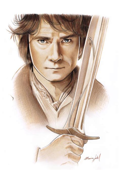 Bilbo - Martin Freeman Drawing 2013 by RuggiArt on DeviantArt