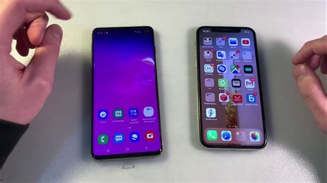 Samsung Galaxy S Vs Iphone X Youtube