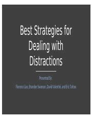 Best Strategies For Dealing With Distractions Swanson Additions