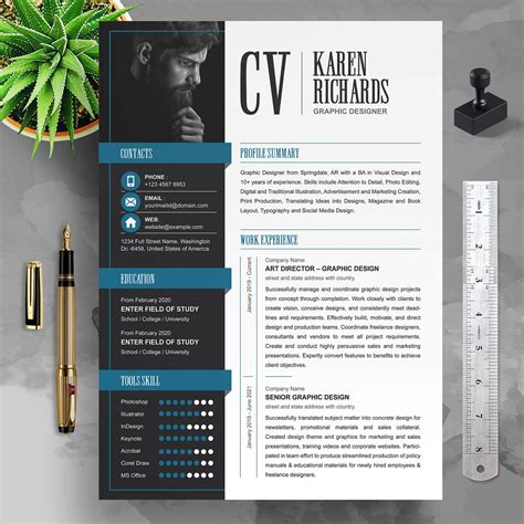 Creative Graphic Designer Resume Template - Resume Inventor