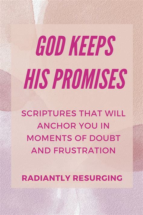 Is It True That God Keeps His Promises 2 Scriptures That Prove He Does Radiantly Resurging