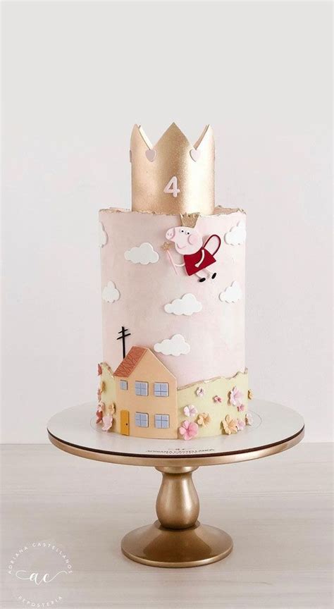 38 Beautiful Cake Designs To Swoon Peppa Pig Birthday Cake Artofit