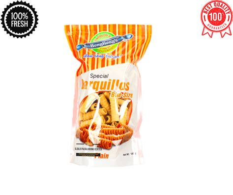 Bongbongs Pasalubong Special Barquillos Bite Size 100g 1 Pack